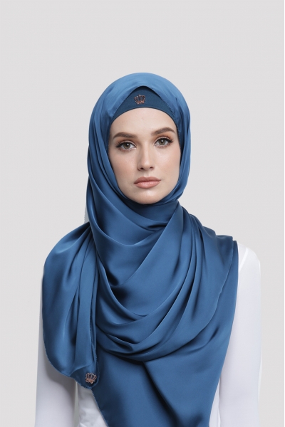 SATIN SILK SHAWL - GOBLIN SATIN SILK SHAWL - GOBLIN